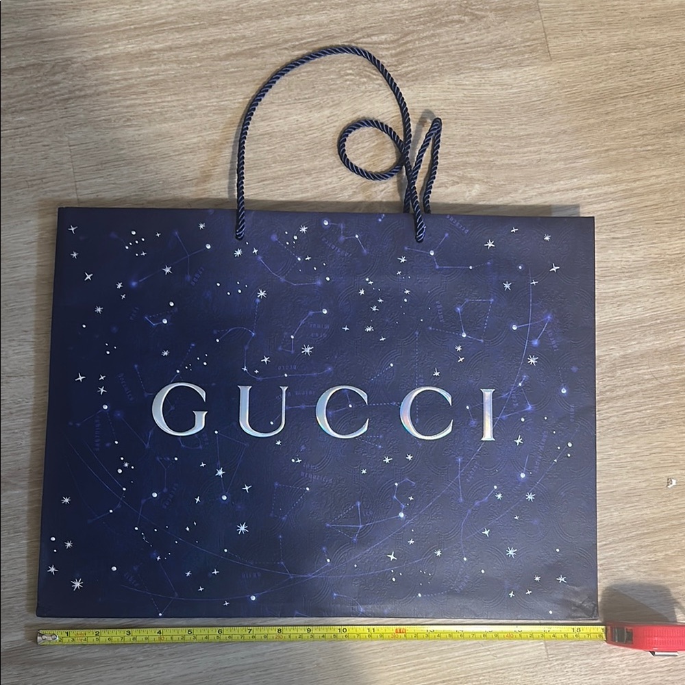 Gucci Blue Shopping Bag